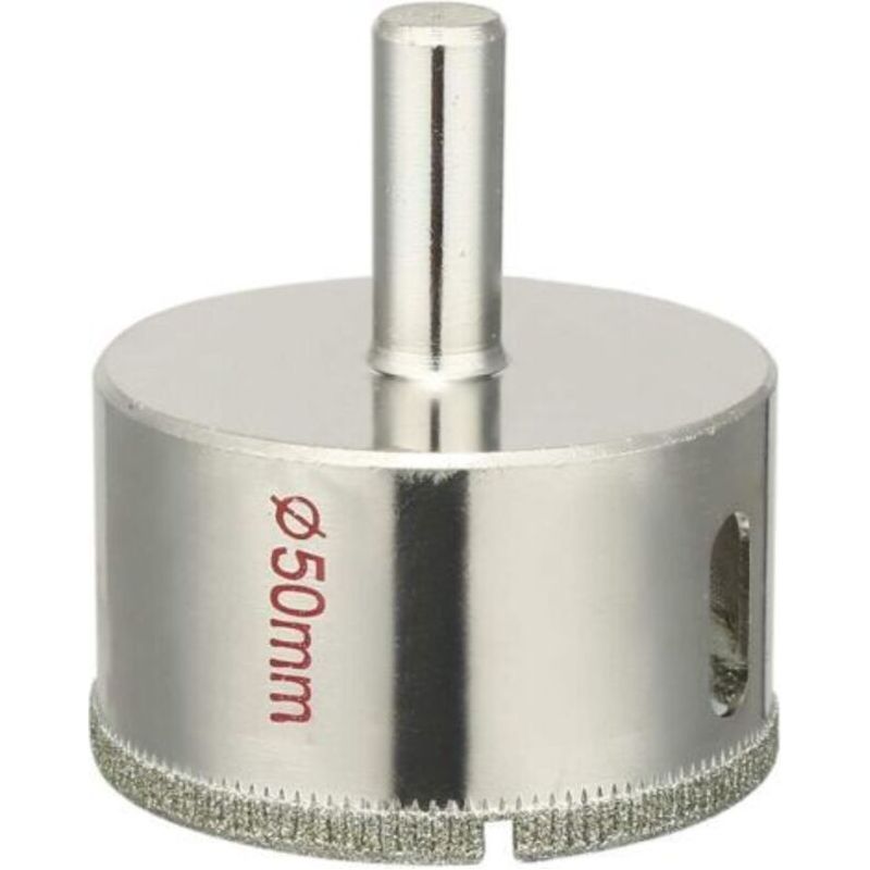 Sourcingmap Diamantbeschichtete Lochsäge 50 Mm Bohrkrone Für Glas, Fliesen, Keramik, Marmor, Stein Und Porzellan