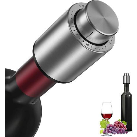 Weinflaschenverschluss Vakuum Wein-konservierungswerkzeug Wiederverwendbar Mit Zeitskala. Vakuumpumpe Für Wein. Umweltfreundlich Und Tragbar, Für Weinliebhaber