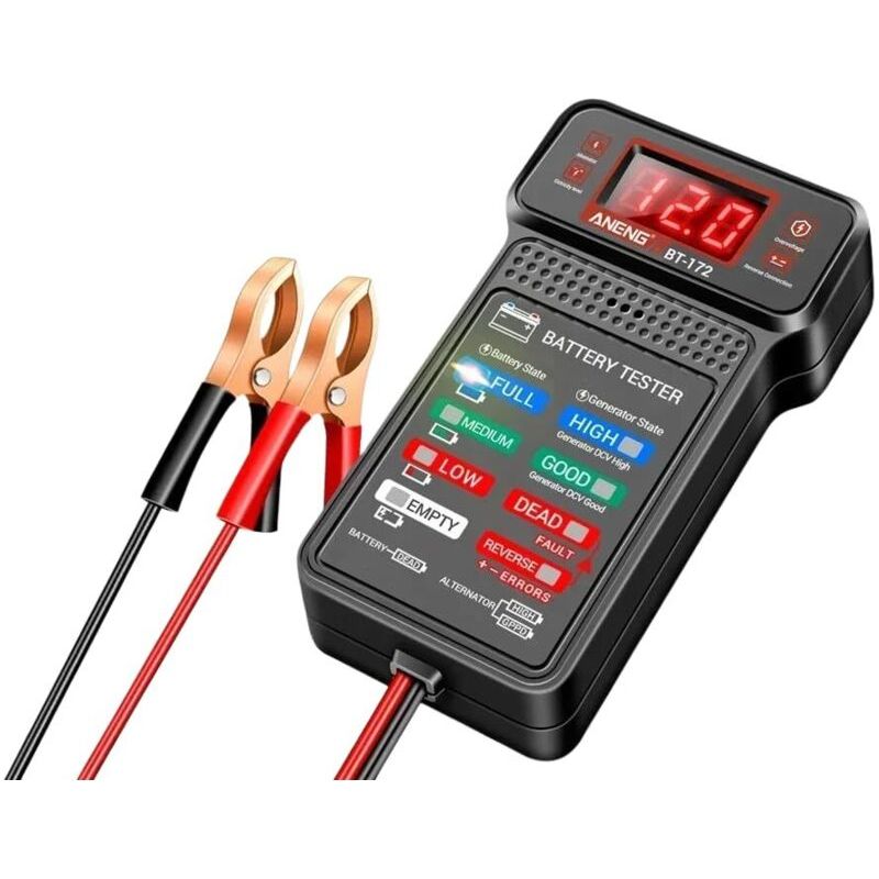 Autobatterie-tester 100-2000cca, Batterieladetester, Fehlerdiagnose-werkzeug, 12v Tester Für Autobatterien Und Lichtmaschine