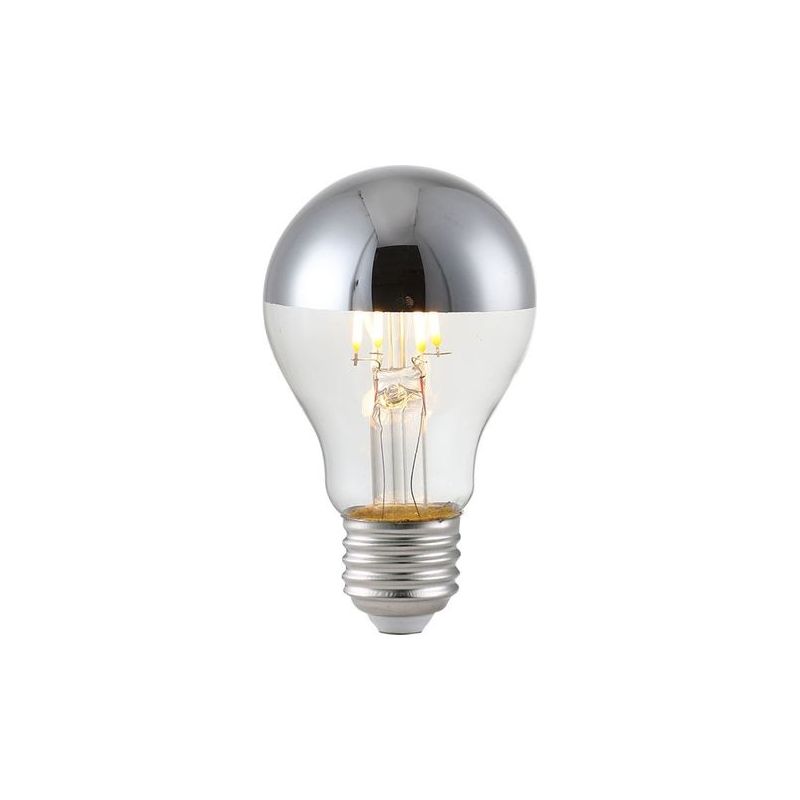 Schattenfreie Led-glühbirne Mit Halbversilberter Reflexionsbeschichtung, Halbversilberte Dragon-ball-dekorationslichtquelle Mit A19-schraubsockel