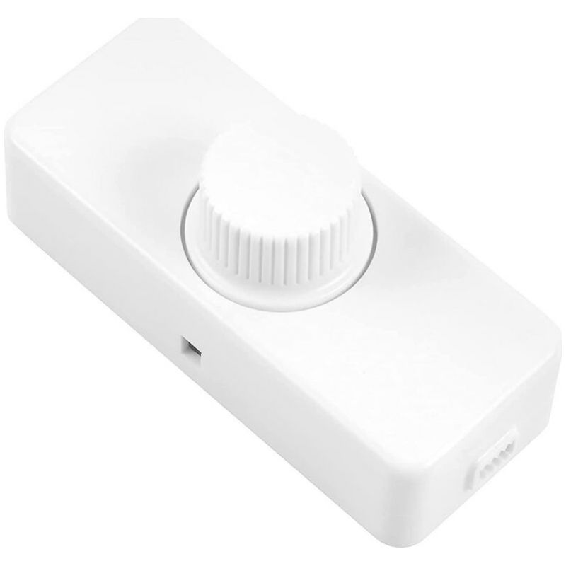 Led-hinterkanten-phasenabschnittsdimmer 3–100 W (drehdimmer), Für Dimmbare Leds, Glühlampen Und Halogenlampen, 220–240 V, Ce-zertifizierter Stecker-schalter, Weiß