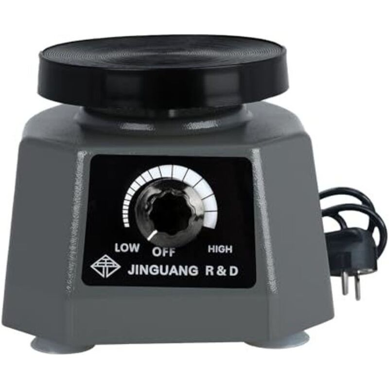 Vibrationsplatte Für Gips, Oszillierender Dentalvibrator 4" Für Gips, Elektrischer Vibrator 220 V 100 W, Einstellbare Geschwindigkeit, Runde Vibrationsplatte Für Gips, Dentalvibrator Zum Mischen Von G