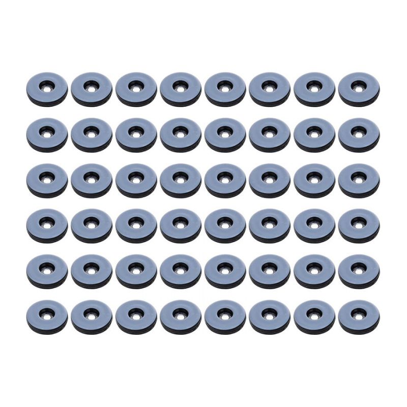 25 Mm Möbelfüße, 48er Set Runder Teflon-möbelgleiter, Antivibrations-gleiter Für Möbel (rund)