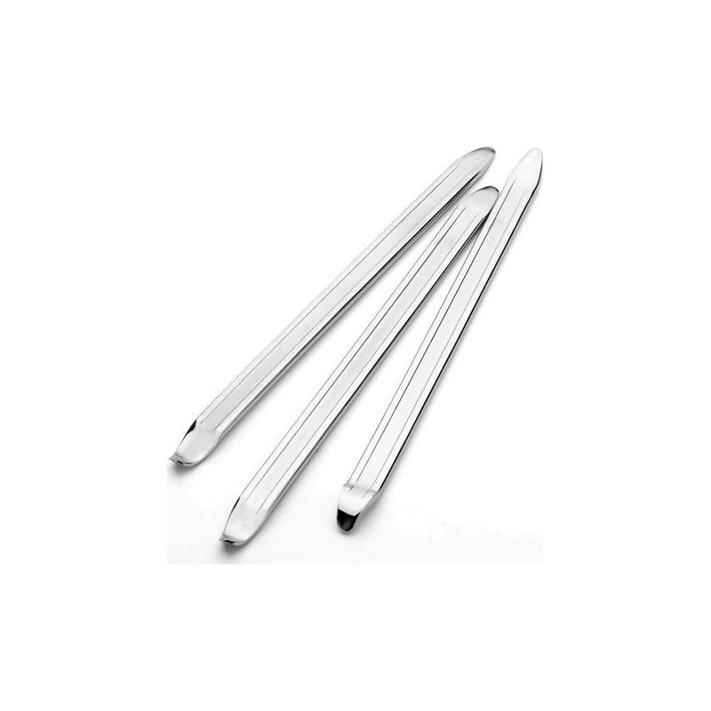 3 Stück Reifenheber, 30 Cm Reifenheber Aus Manganstahl, Reparaturwerkzeuge Für Reifenentferner, Löffel (silber)