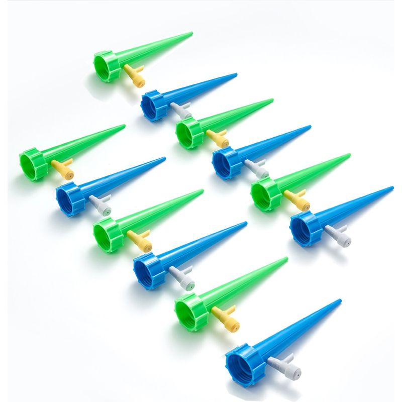 Set Mit 12 Tropfflaschen Mit Ventil, Aus Kunststoff, Verstellbar, Blau/grün