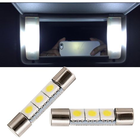 Led-glühbirnen Für Beleuchteten Kosmetikspiegel 5630 3smd, Weiß, Sonnenblende Mit Innenliegendem Kosmetikspiegel