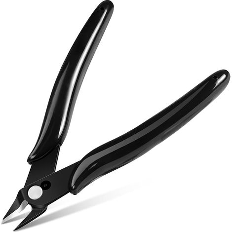 Kleine Seitenschneider, Präzisions-seitenschneider, Flush-cutting Elektriker-zange Für Harte, Weiche Und Extrem Feine Drähte, Schwarz