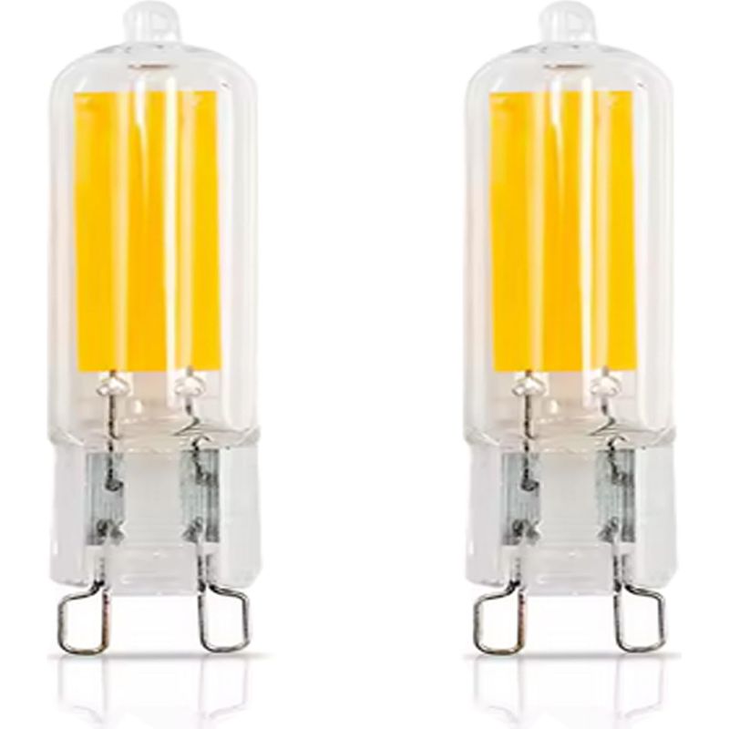 G9 Led Glühbirne 3w 220v 3000k 500lm Weißes Licht, Entspricht 20w Halogen G9, Nicht Dimmbar, Energiesparende Birnen Für Schlafzimmer, Wohnzimmer, Küche, Garten, 2er-pack, 1 Jahr Garantie