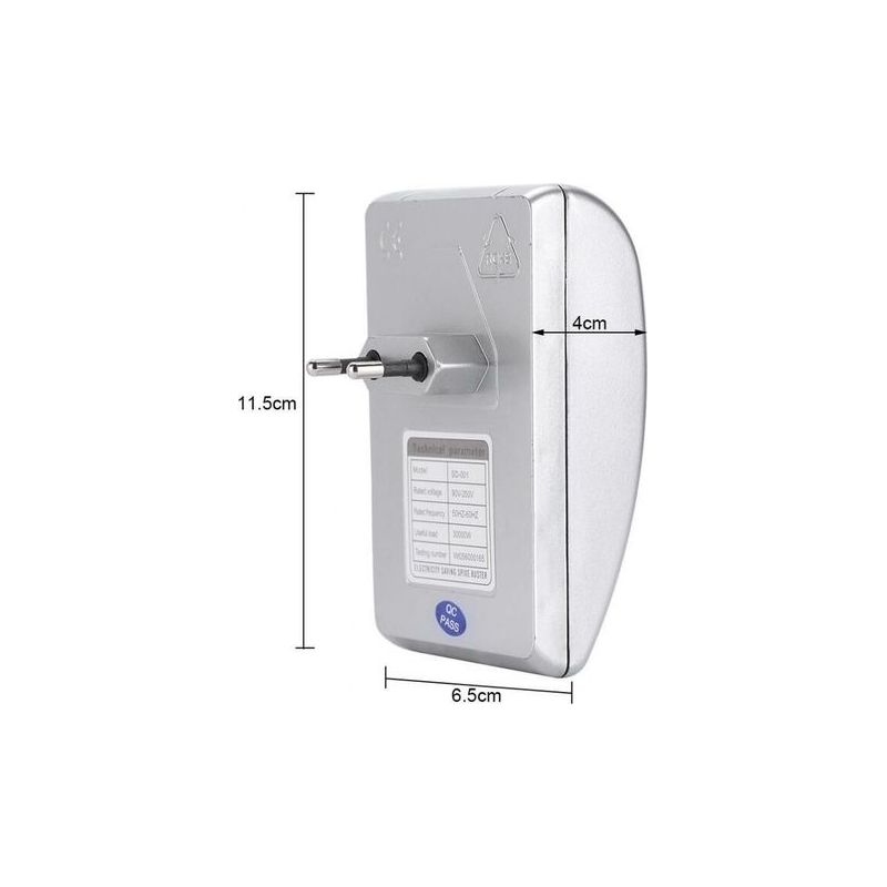 Energiesparer, Stromspar-gerät Für Steckdosen 90v-250v Für Fabrik, Büro Und Zuhause (spannungsstabilisierung, Stromquellen-ausgleich) (eu)