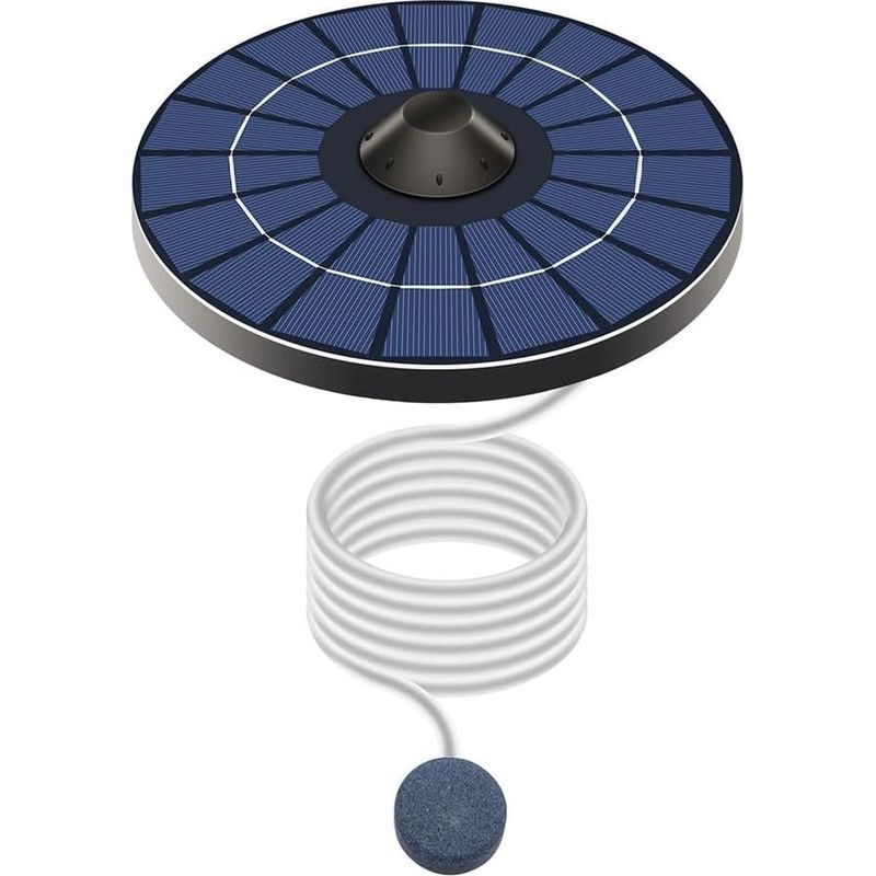 Kein Anschließen Der Schwimmenden Solar-sauerstoffpumpe Für Den Externen Fischteich Erforderlich