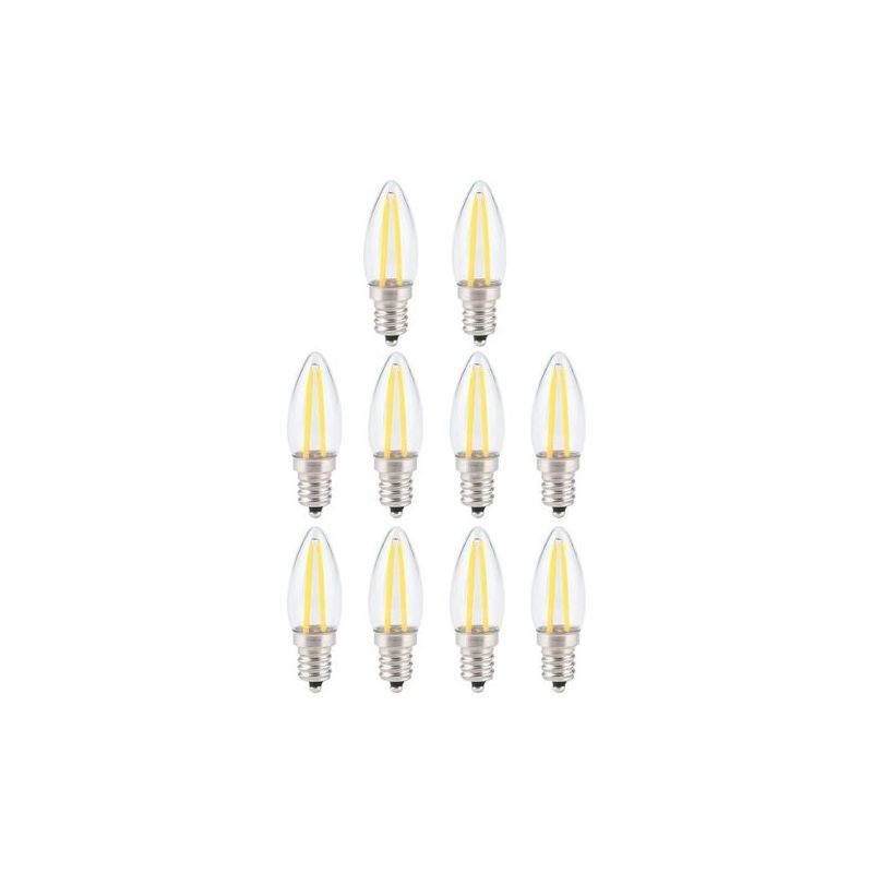 Retro-led-glühlampe Mit Dimmfunktion, E12 Led-lampe 2w Warmweiß Mit Augenschutz