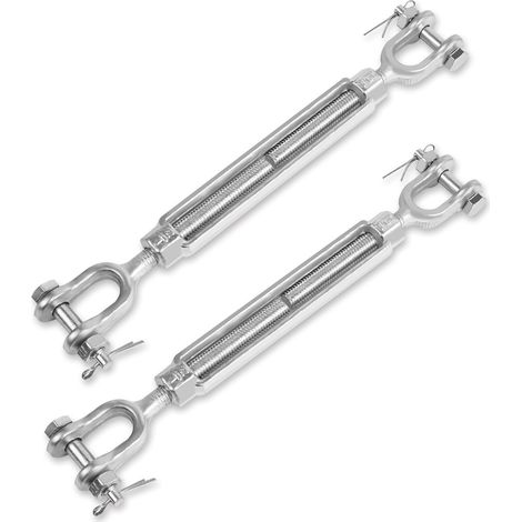 Robuste Spannschrauben, 2er-pack, 1/2 X 6 Zoll, Arbeitslastgrenze 2200 Lb, Geeignet Für Sonnenschutz-zelte.