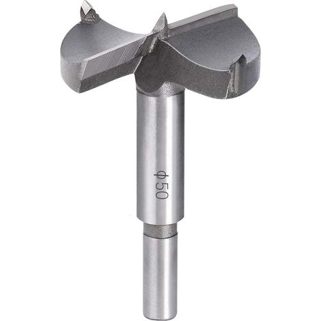 Holzfräser, 50mm Hartmetall-fräser Für Holz, Installation Von Sphärischen Holztüren, Schubladen, Sperrholz, Hilft Ihnen Schnell, Saubere Löcher Mit Flachem Boden Im Holz Zu Bohren