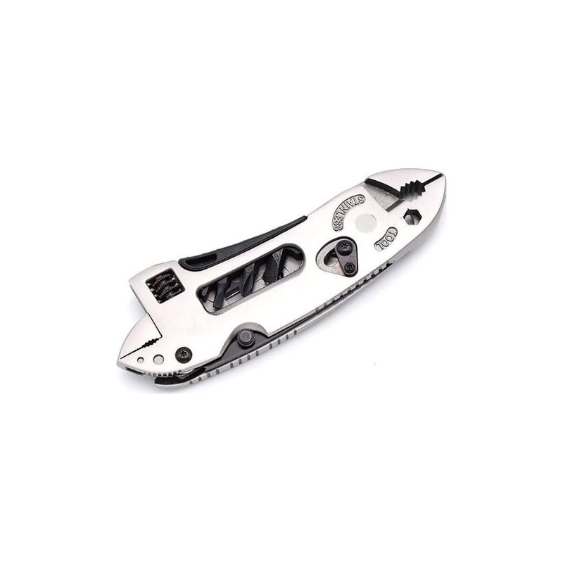 Klappmesser Mit Zange, Verstellbares Taschenmesser Mit Zange Und Schlüsselwerkzeug