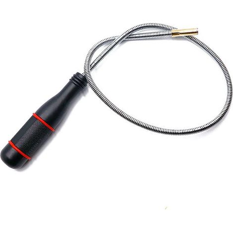 Flexibles Magnetisches Aufnahmewerkzeug, Tragbarer Mechanischer Flexmagnet, Magnetbesen Zum Aufsammeln Kleiner Teile, Muttern, Schrauben, Schlüssel, Autoteile, 590 Mm