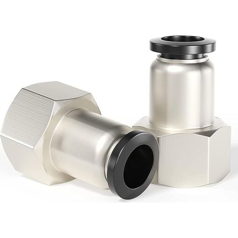 Gerade Weibliche Anschlüsse 4mm Außendurchmesser X 1/8 Zoll Bsp Pcf4-01 (2er-pack)