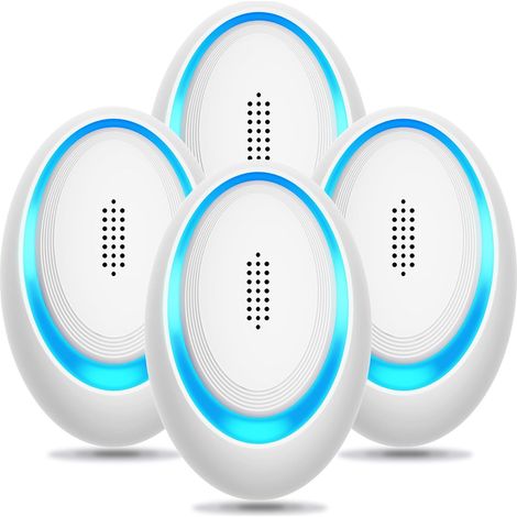 4er-pack Ultraschall-insektenabwehrmittel, Elektronische Mausefalle Für Den Innenbereich, Steckdose-abwehrmittel Gegen Mücken Und Spinnen, Wirksames Nagetier-abwehrmittel