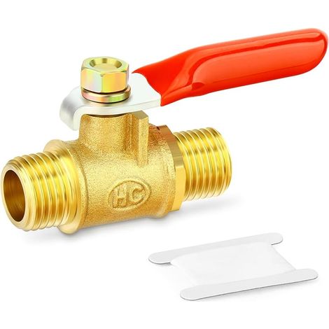 1 Stück 1/4 Zoll Mini-kugelhahn Aus Messing, Absperrventil, 1/4 Zoll Mbsp-gewinde Rohrfitting