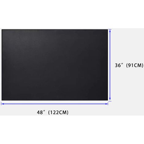 Grillmatte, Bodenschutz, Rutschfeste Unterlage, Waschbar, 122 X 91 Cm, Anthrazit