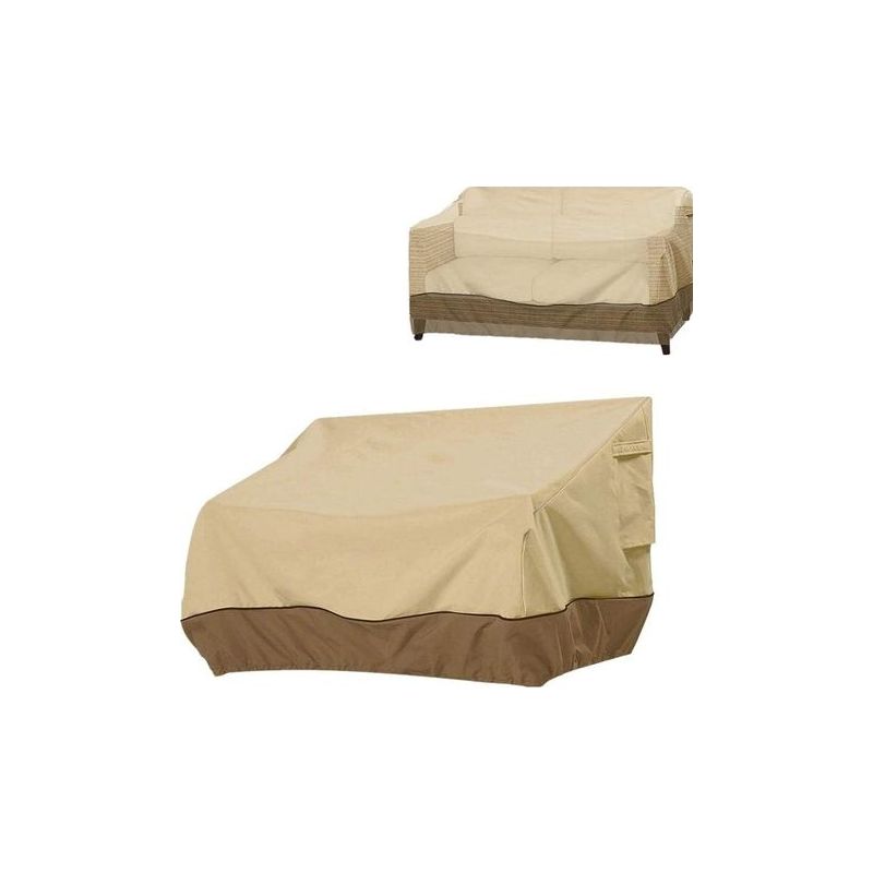 Schutzhülle Für Outdoor-sofa, 3-sitzer, Wasserdicht, Winddicht, Staubdicht, Gartensofa-abdeckung, 193 X 83 X 84 Cm