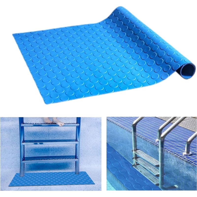 Poolleiter-matte 23x90 Cm – Rutschfeste Trittstufe