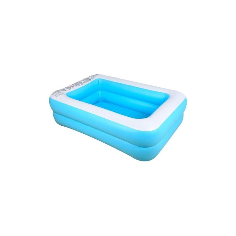 Aufblasbares Schwimmbecken 110cm X 88cm X 33cm – Dickes Pvc 0,4mm – Schnelles Aufblasen In 3-4 Min – Bequem Zum Treten – Sturzsicher Für Kinder –