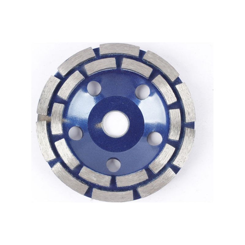 Diamantscheibe 115 Mm – Doppelte Reihe Für Betonschleifen – Bohrung 22,23 Mm – Optimale Leistung Für Glatte Oberflächen