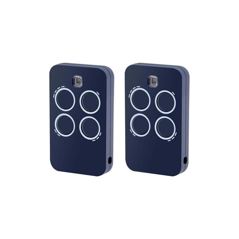 2er-pack Ersatz-fernbedienungen Für 4-kanal-garagentorantriebe, Kompatibel Mit Genius Echo Tx4 Rc 433 Mhz