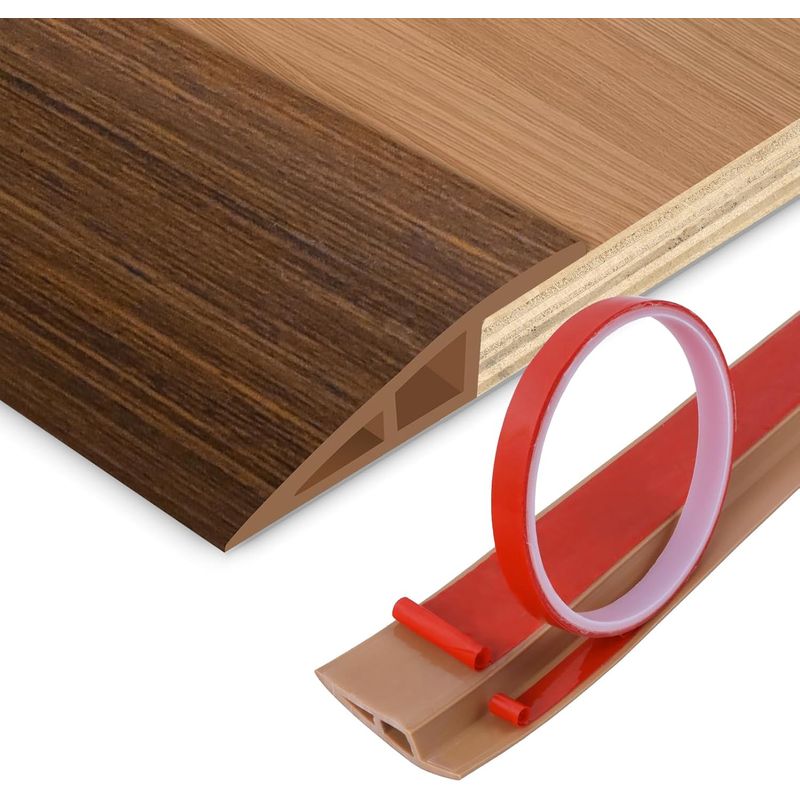 Übergangsbänder Für Böden, Schwellenrampen, Selbstklebende Teppichkanten, Türabschlüsse Für Laminatböden, Böden, Fliesen (200 Cm)