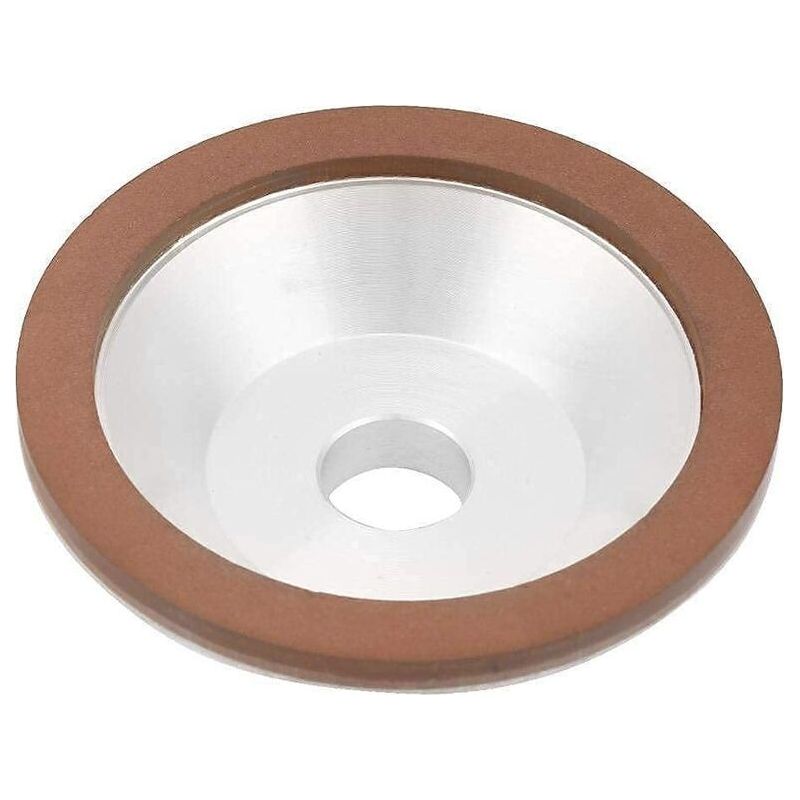 Diamantschleifscheibe In Schalenform, 100 Mm, Korn 180, Schleifscheibe Für Hartmetall