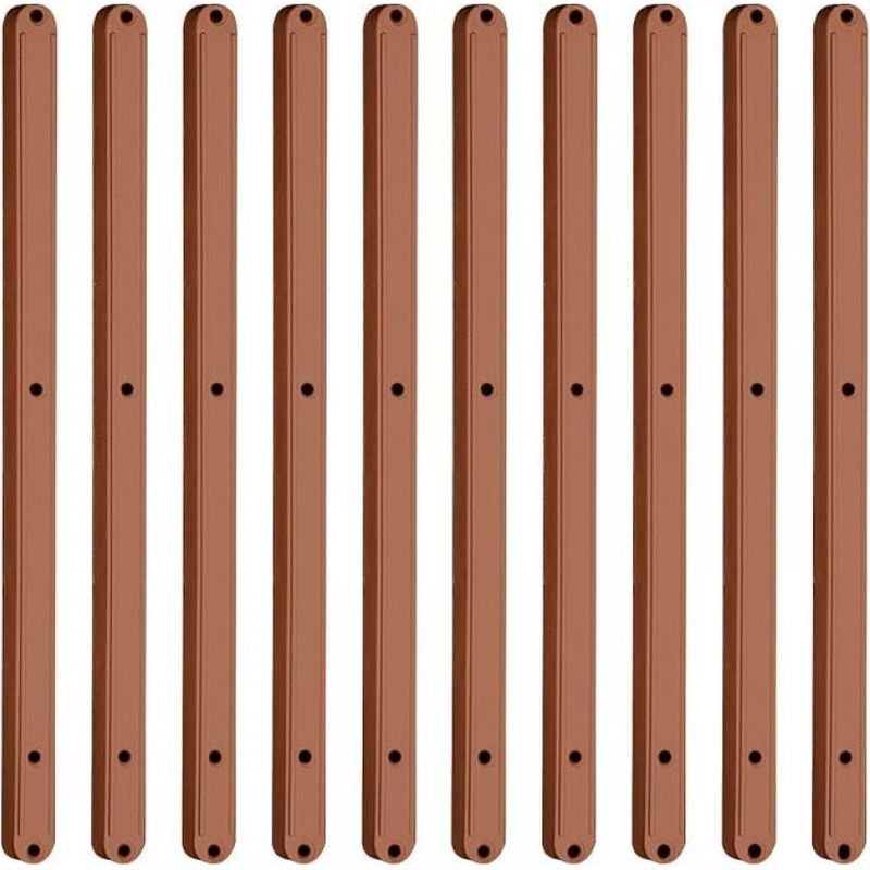 5er-set Kunststoff-schubladengleiter Für Schubladen - 298 Mm - Braun
