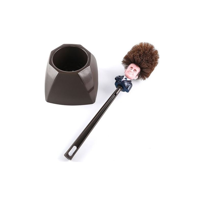 Wc-bürste Mit Weichen Borsten Zur Tiefenreinigung Des Badezimmers, Kunststoff, Pinsel, 36,8 Cm/14,17 X 3,14 Zoll