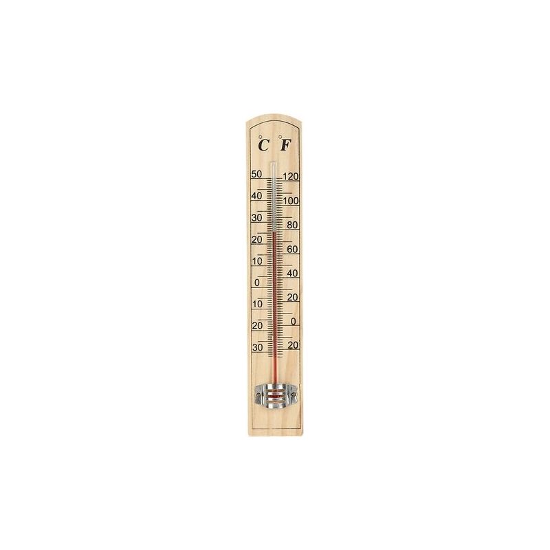Innen-thermometer Braun Gewächshaus-thermometer Aus Kiefernholz -30℃+50℃/-20℉+120℉