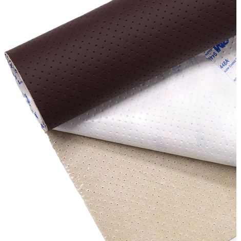 Selbstklebendes Kunstleder-reparaturpatch, Atmungsaktiv Und Perforiert, 3m-kleber, Sofareparatur-patch, Autositzaufbereitung (braun 20x30cm)