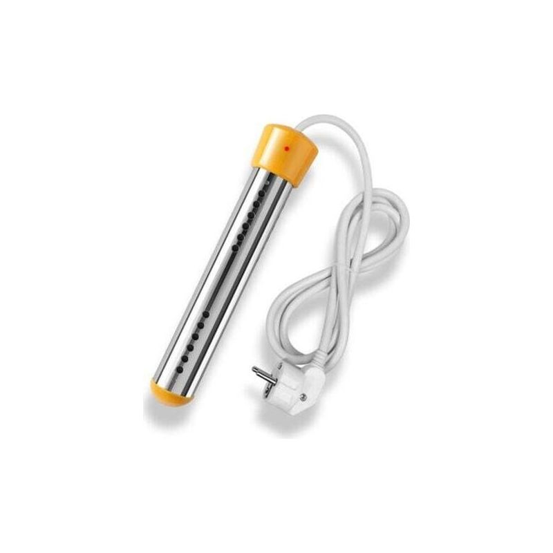 Thermoplongeur Badewanne 3000w Elektrischer Tauchsieder Reisesieder, Edelstahl-tauchsieder, Elektrischer Wasserkocher Pool-tauchsieder (gelb)