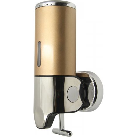 Gold 500 Ml, Wandmontierter Seifenspender, Hängender Manueller Seifenspender Für Küche, Hotel, Shampoo, Conditioner, Duschgel