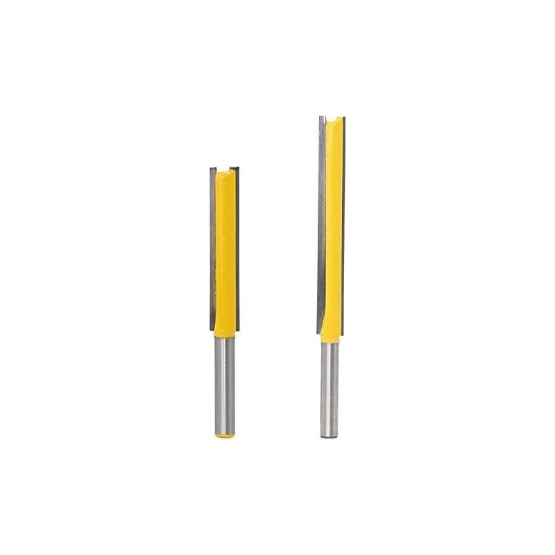 2er-set Überlappfräser Mit 6,35 Mm Schaft, Extra Lange Hartmetall-fräser, Holzmesser-klingen 50 Mm 76 Mm