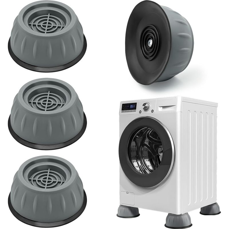 4 Stück Vibrationsdämpfende Füße Für Waschmaschinen, Antivibrations-pads Für Waschmaschinen, Vibrationsdämpfende Waschmaschinenfüße, Waschmaschinenfüße Für Waschmaschinen, Trockner Und Möbel