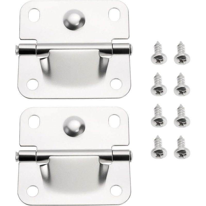 2er-pack Edelstahl-kühlschrank-scharniere, Kompatibel Mit Coleman Kühlboxen 5226, 5227b Und 5235 (schrauben Enthalten)