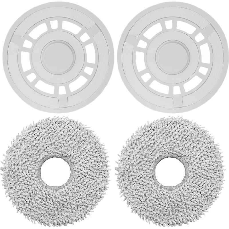 Tücher Mit Halterungszubehör Für Ecovacs Deebot T30c Omni, T50 Pro Omni, N30 Pro Omni, T30 Pro Omni, T30s Combo, T50 Max Pro Omni, T50 Omni Gen2, 50 Pro Omni Gen2, T50 Max Pro Omni Gen2 Staubsauger