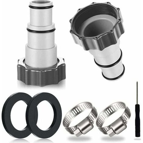 2 Stück Pool-schlauchadapter, Pooladapter, Adapter Für Intex-pools, Pool-schlauchadapter, Schlauchadapter Für Pumpe, Anschluss Für Poolschläuche Ø 32 Und 38 Mm