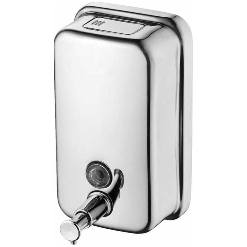 1000 Ml Wandseifenspender, Manueller Seifenspender Aus Edelstahl Für Die Wand, Gewerblicher Seifenspender Für Restaurant, Hotel, Markt, Küche Und Badezimmer