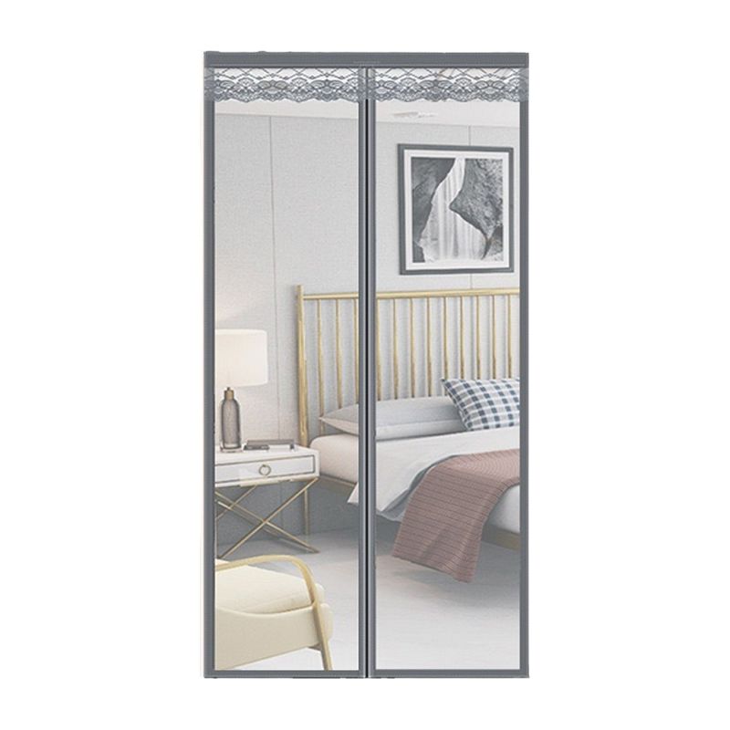 Magnetisches Mückennetz Für Fenster, Selbstschließendes Mückennetz, 110 X 230 Cm (grau)