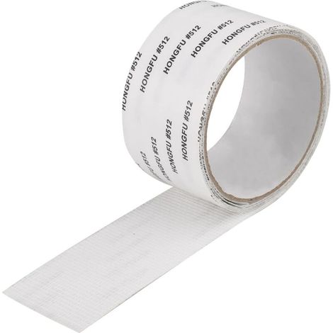 Reparaturstreifen Für Fliegengitter - 5 Cm Breit, 2 M Lang - Zuschneidbar, Wasserdicht, Starke Haftung, Reparatur Von Fensterbildschirmen, Weiß