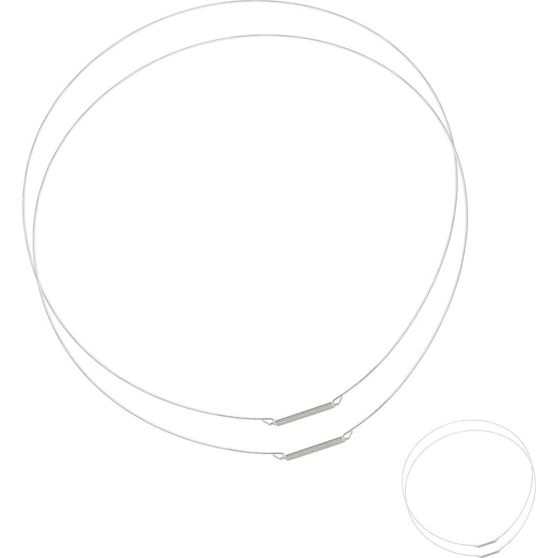 2 Stück 35 Cm Stahlring Dichtung Für Waschmaschinentür, Kompatibel Mit Samsung, Haier, Hotpoint – Rostbeständig, Universell