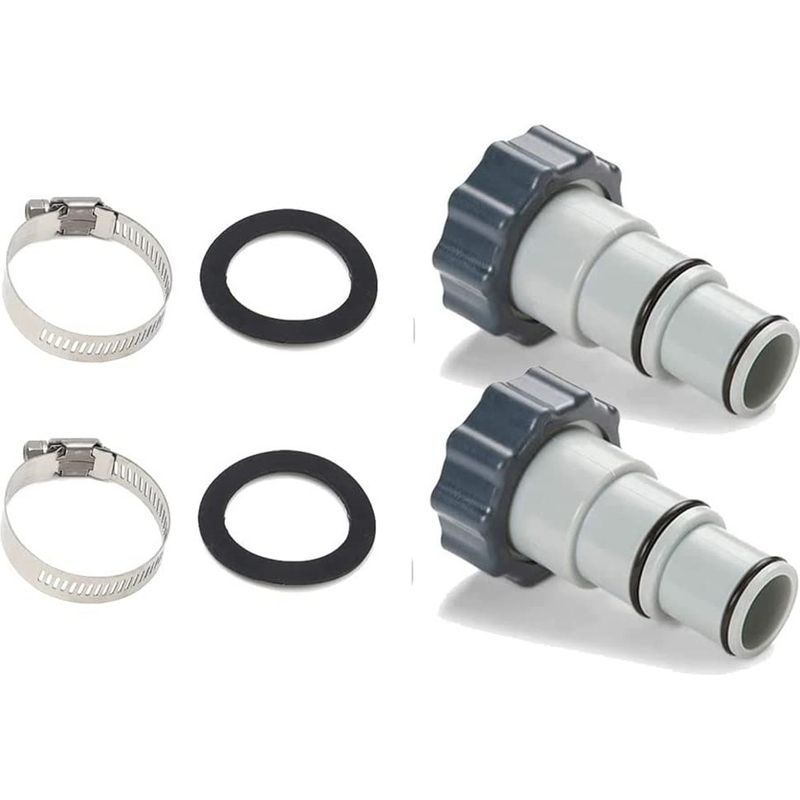 2 Stück Pool-schlauchadapter, Pooladapter, Adapter Für Pool, Pool-schlauchadapter, Schlauchadapter Für Pumpe, Anschluss Für Poolschlauch Ø 32 Und 38 Mm