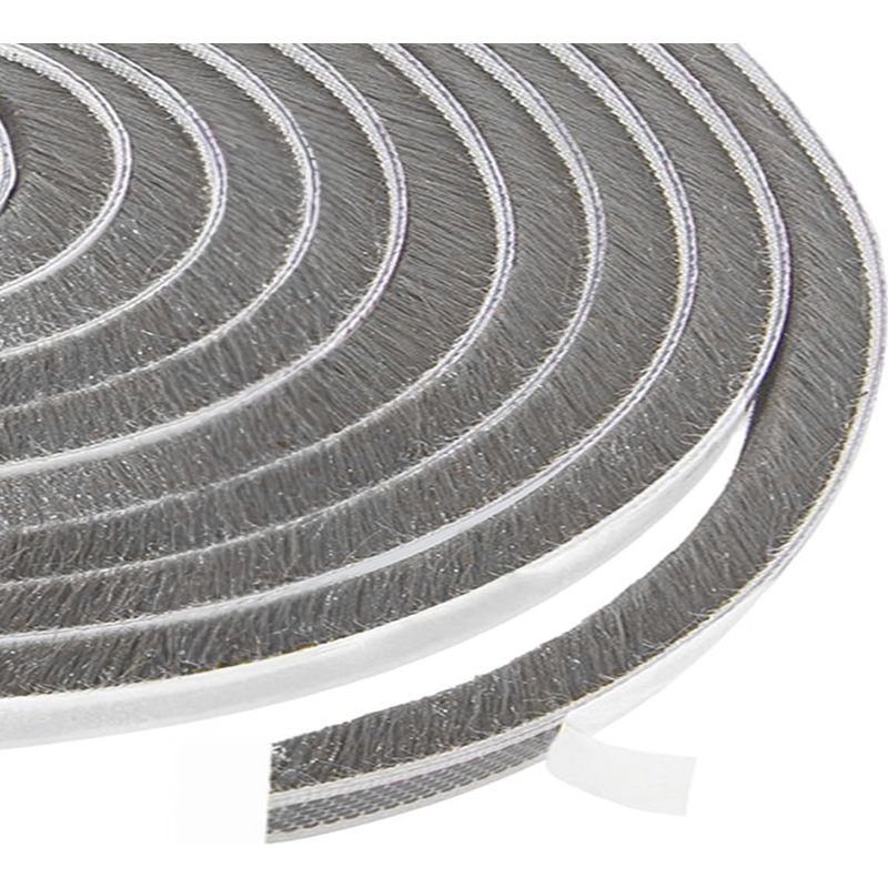 Gemeinsame Tür, Bürstendichtung 9 Mm (l) X 15 Mm (t) X 10 M (l), Für Türen, Fenster, Schränke, Luft- Und Insektendicht, Bürstendichtung Für Schiebetüren