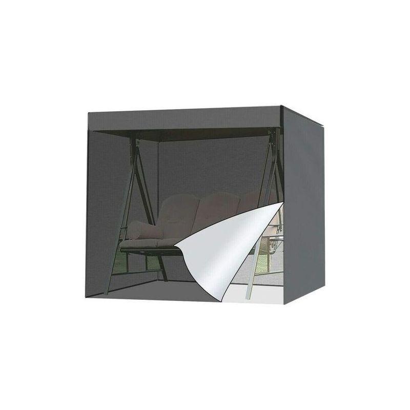 Garten-hängesessel-hülle, Terrassen-schaukel-abdeckung, Patio-möbelschutz, Hängematten-abdeckung, Uv-blockierender Sitzschutz