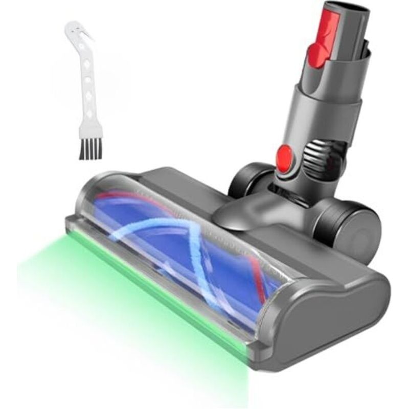 Bürste Für Dyson V12 Detect Slim Und V10 Digital Slim Staubsauger, Zubehör-bürste Für Harte Böden Mit Led-beleuchtung, Ersatzbürste Mit Direktantrieb, Befestigung Mit Freigabemechanismus