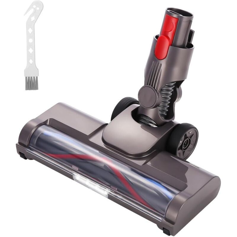 Bürste Kompatibel Mit Dyson V7 V8 V10 V11 V15, Austauschbarer Bürstenkopf Als Direktantrieb-zubehör Mit 4 Led-lichtern Für Hartböden Und Teppiche